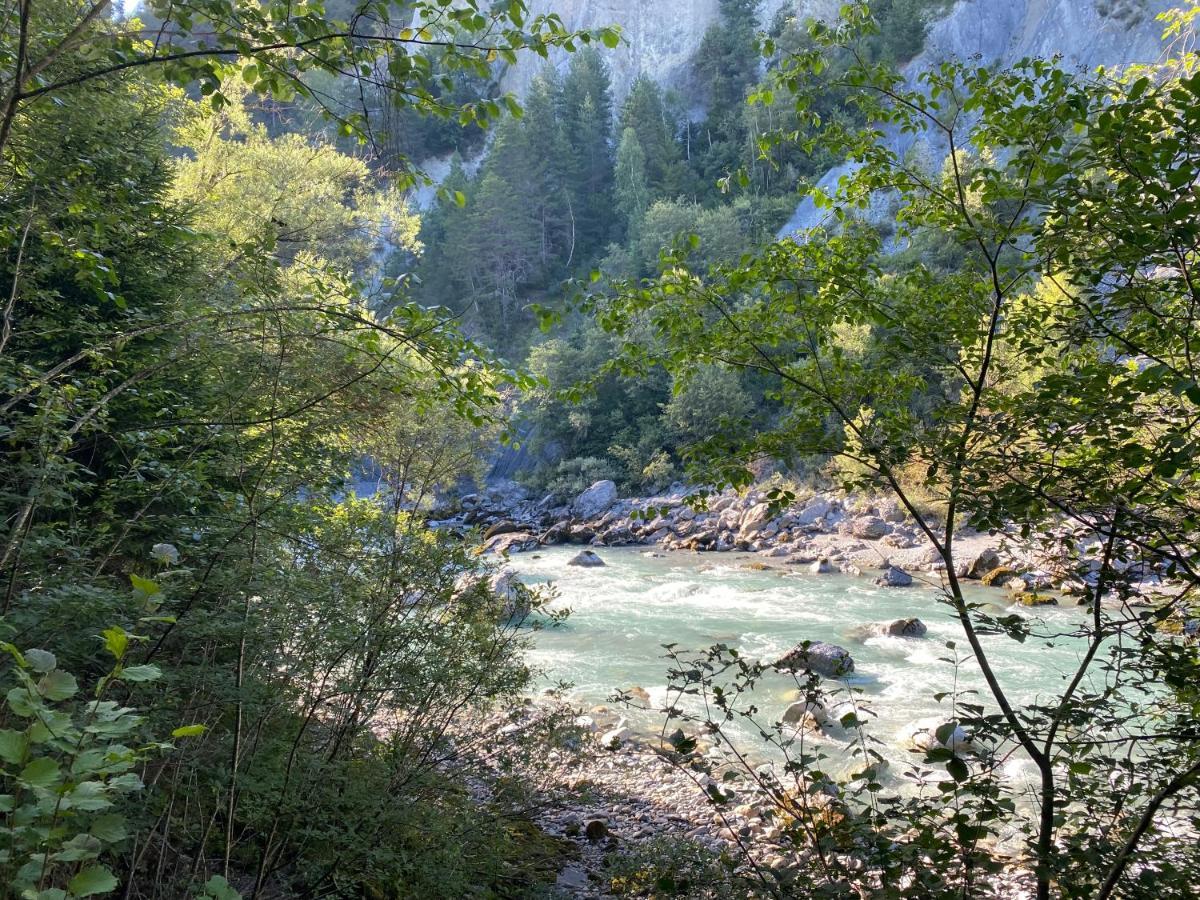 Dachwohnung In Der Mitte Von Laax-Dorf Exteriér fotografie